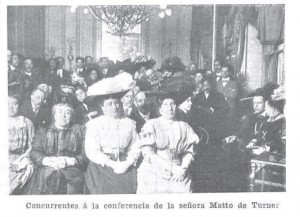 Caras y Caretas (Buenos Aires) 5th Dec 1908 Clorinda Matto de Turner conference